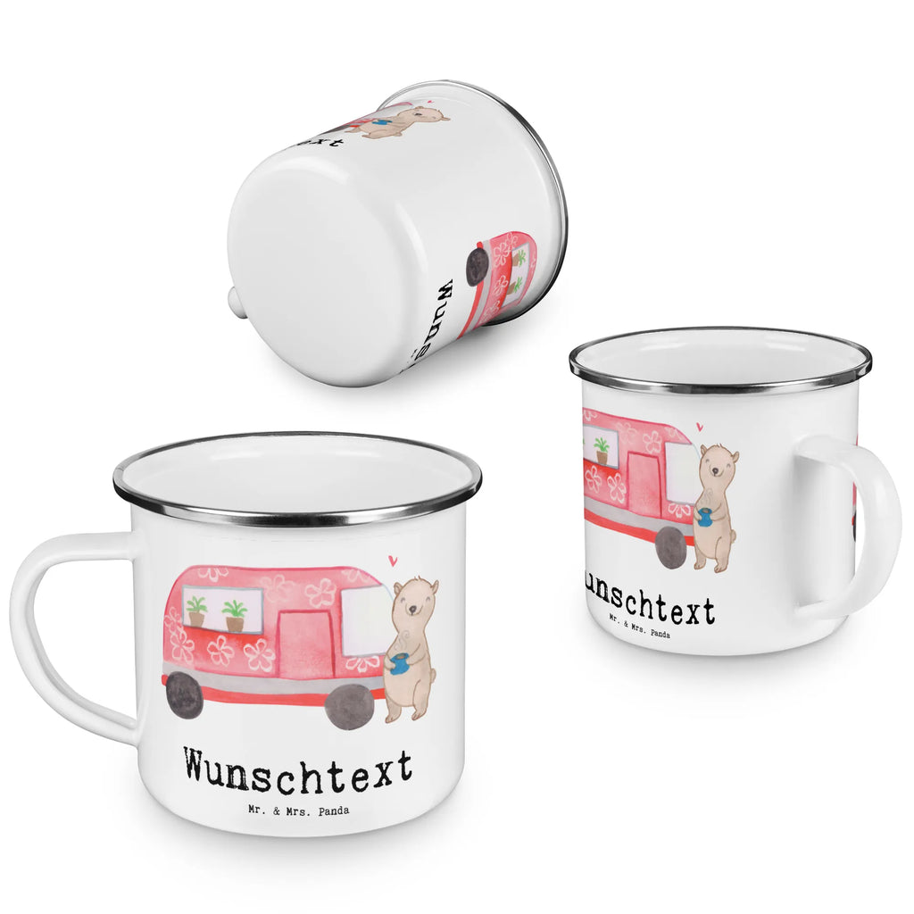 Personalisierte Emaille Tasse Bär Camper tassen bedrucken, personalisierte tassen, Emaille Tasse personalisiert, Campingtasse bedrucken, tasse selbst gestalten, personalisierte tasse, tasse bedrucken, Campingtasse personalisiert, Emaille Tasse mit Namen, Campinggeschirr personalsisert, tasse mit namen, Namenstasse, Geschenk, Sport, Sportart, Hobby, Schenken, Danke, Dankeschön, Auszeichnung, Gewinn, Sportler, Roadtrip, Wohnmobil, Campen, Camper, Urlaub, Campingplatz, Zelten