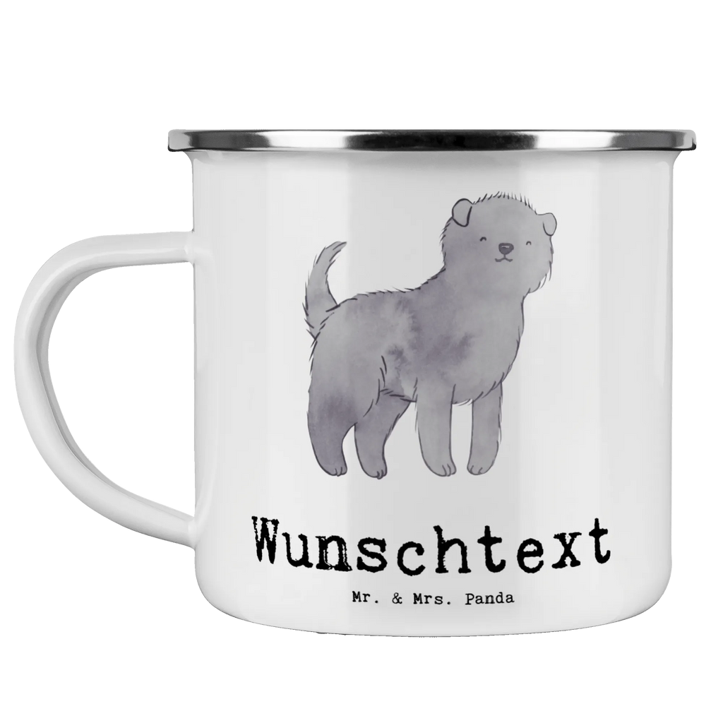 Personalised enamel cup Affenpinscher Lifesaver Dog, dog breed, purebred dog, dog owner, gift, animal lover, giving, puppy