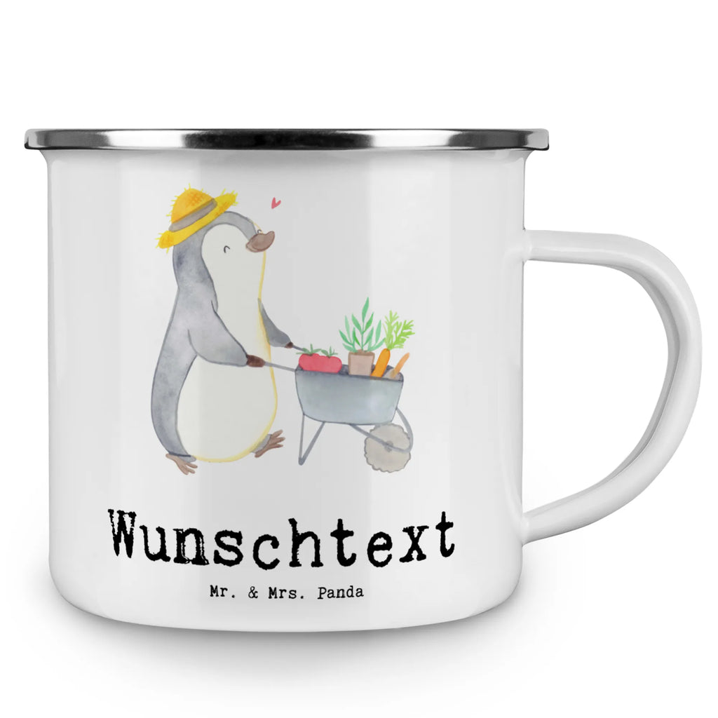 Personalisierte Emaille Tasse Pinguin Gartenarbeit tasse bedrucken, Campinggeschirr personalsisert, Namenstasse, Emaille Tasse mit Namen, Campingtasse bedrucken, personalisierte tasse, Emaille Tasse personalisiert, tasse selbst gestalten, tassen bedrucken, Campingtasse personalisiert, personalisierte tassen, tasse mit namen, Geschenk, Sport, Sportart, Hobby, Schenken, Danke, Dankeschön, Auszeichnung, Gewinn, Sportler, Urban gardening, Gartenarbeit, Gartenpflege, Gärtnern