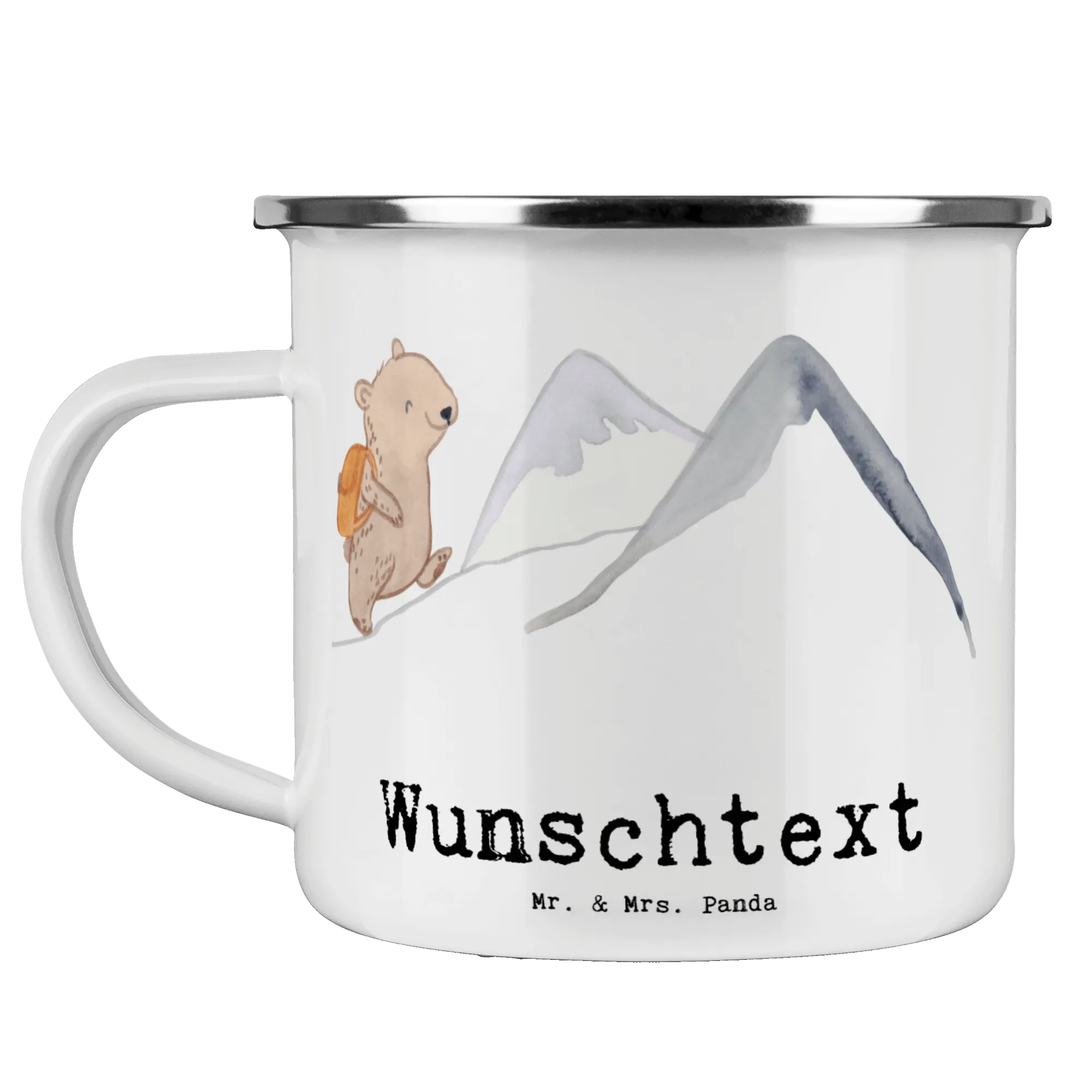 Christliche Emaille Tasse Personalisierbar Mit Namen Initialen | Wunderbar Gemacht