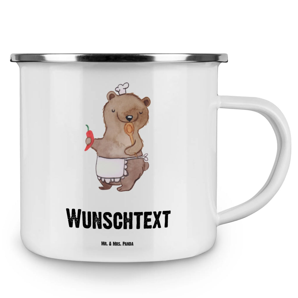 Personalised enamel cup cook heart gift, gift idea, best, farewell gift, passing exam, anniversary, retirement, promotion, job start, sayings, funny, profession