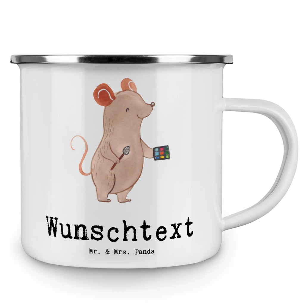 Personalisierte Emaille Tasse Kosmetiker mit Herz Emaille Tasse mit Namen, Campingtasse bedrucken, Campinggeschirr personalsisert, tasse bedrucken, Emaille Tasse personalisiert, personalisierte tassen, tassen bedrucken, Namenstasse, tasse mit namen, personalisierte tasse, tasse selbst gestalten, Campingtasse personalisiert, Beruf, Ausbildung, Jubiläum, Abschied, Rente, Kollege, Kollegin, Geschenk, Schenken, Arbeitskollege, Mitarbeiter, Firma, Danke, Dankeschön, Maskenbildner, Kosmetiker, Visagist, Beauty Salon, Eröffnung, Kosmetikstudio, Make Up Artist