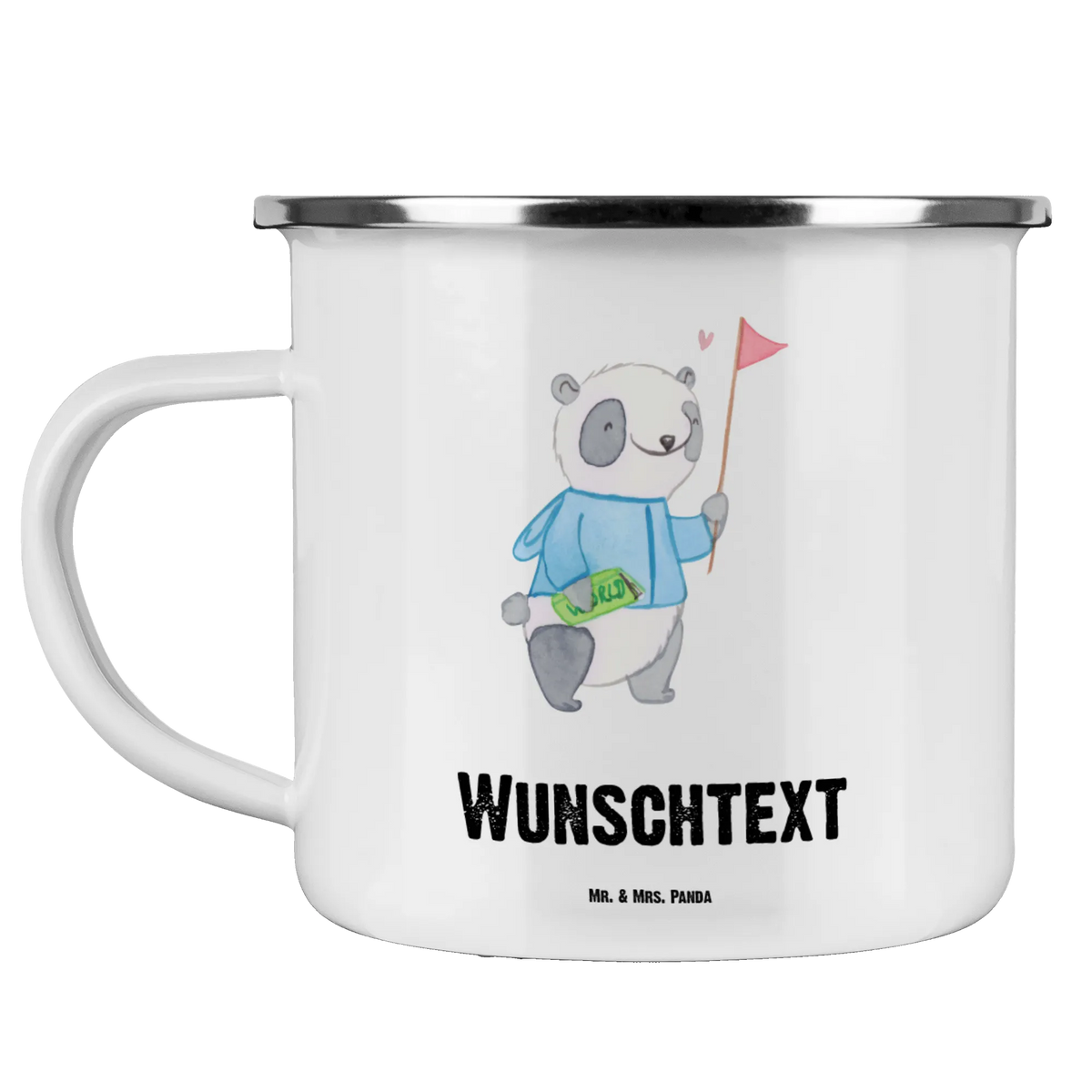 Personalised enamel cup riding instructor Heart gift, gift idea, best, farewell gift, passing exam, anniversary, retirement, promotion, job start, sayings, funny, profession