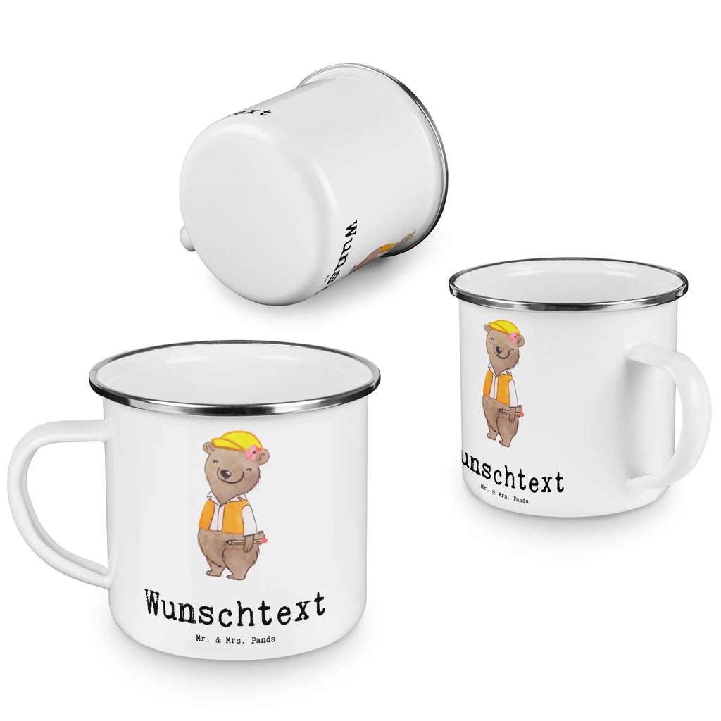 Personalisierte Emaille Tasse Bauingenieurin mit Herz Campingtasse bedrucken, tasse mit namen, Campingtasse personalisiert, Campinggeschirr personalsisert, personalisierte tassen, tasse bedrucken, Namenstasse, personalisierte tasse, tassen bedrucken, tasse selbst gestalten, Emaille Tasse personalisiert, Emaille Tasse mit Namen, Beruf, Ausbildung, Jubiläum, Abschied, Rente, Kollege, Kollegin, Geschenk, Schenken, Arbeitskollege, Mitarbeiter, Firma, Danke, Dankeschön, Statikerin, Baustelle, Ingeniuerin, Studium, Bauingenieurin