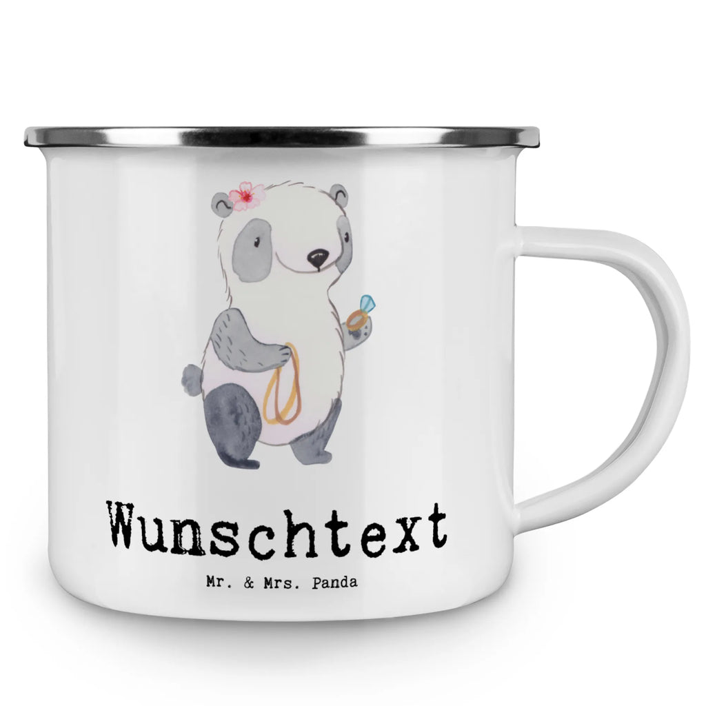 Personalisierte Emaille Tasse Schmuckverkäuferin mit Herz personalisierte tasse, tasse mit namen, Campingtasse bedrucken, tasse selbst gestalten, tasse bedrucken, Campinggeschirr personalsisert, Namenstasse, Emaille Tasse personalisiert, Campingtasse personalisiert, tassen bedrucken, Emaille Tasse mit Namen, personalisierte tassen, Beruf, Ausbildung, Jubiläum, Abschied, Rente, Kollege, Kollegin, Geschenk, Schenken, Arbeitskollege, Mitarbeiter, Firma, Danke, Dankeschön, Schmied, Goldschmied, Eröffnung, Juwelier, Schmuckwarenhändler, Schmuckverkäuferin, Schmuckgeschäft