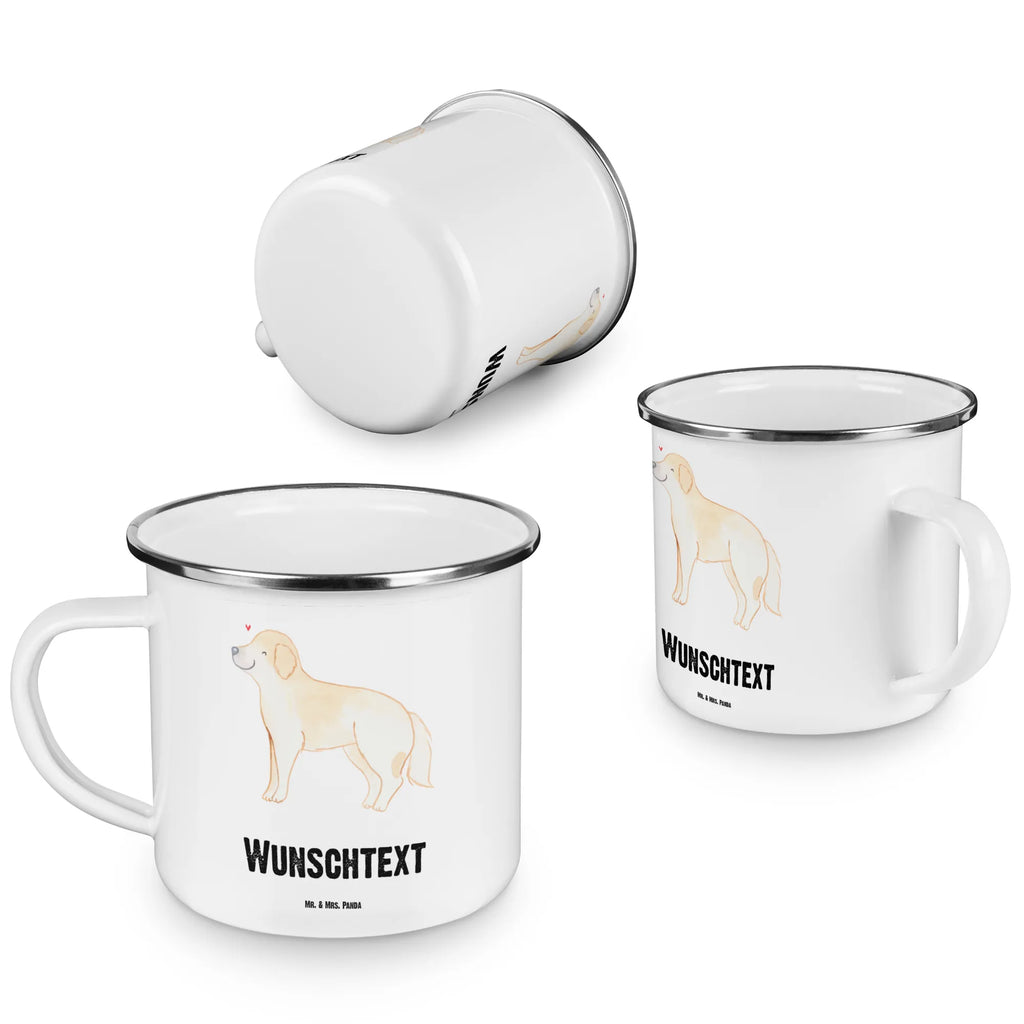 Personalisierte Emaille Tasse Golden Retriever Lebensretter personalisierte tasse, personalisierte tassen, Emaille Tasse personalisiert, Namenstasse, Campingtasse bedrucken, Campingtasse personalisiert, Campinggeschirr personalsisert, tasse selbst gestalten, Emaille Tasse mit Namen, tasse mit namen, tasse bedrucken, tassen bedrucken, Hund, Hunderasse, Rassehund, Hundebesitzer, Geschenk, Tierfreund, Schenken, Welpe, Golden Retriever, Goldie Hund