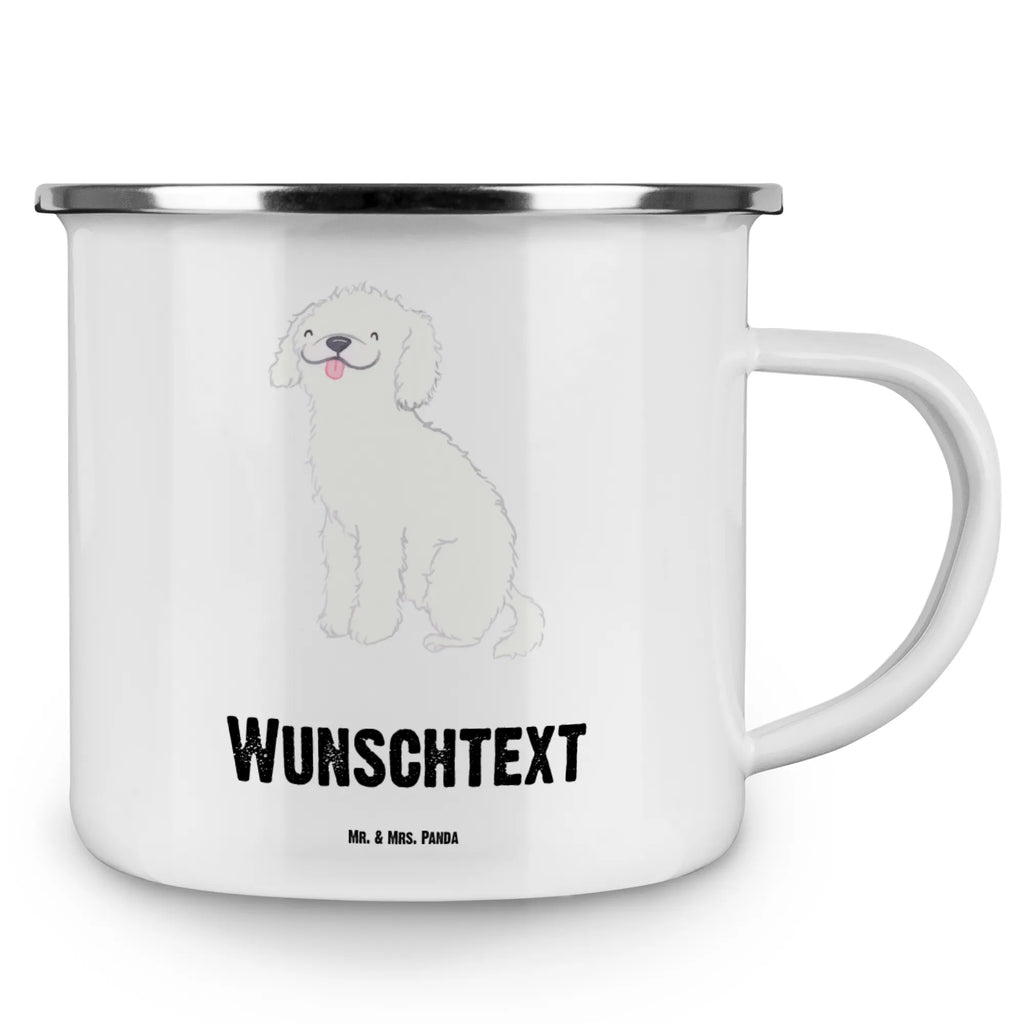 Spersonalizowany kubek emaliowany Mały pudel ratownik Pies, rasa psa, pies rasowy, właściciel psa, prezent, miłośnik zwierząt, dawanie, szczeniak