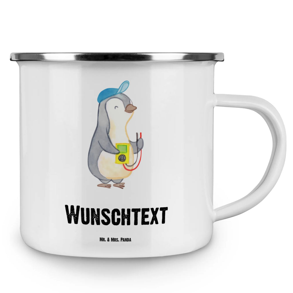 Personalisierte Emaille Tasse Elektriker mit Herz Emaille Tasse mit Namen, tasse mit namen, Campingtasse personalisiert, personalisierte tassen, Campinggeschirr personalsisert, Campingtasse bedrucken, personalisierte tasse, Emaille Tasse personalisiert, tassen bedrucken, Namenstasse, tasse bedrucken, tasse selbst gestalten, Beruf, Ausbildung, Jubiläum, Abschied, Rente, Kollege, Kollegin, Geschenk, Schenken, Arbeitskollege, Mitarbeiter, Firma, Danke, Dankeschön, Elektroinstallateur, Elektromeister, Elektronmonteur, Elektriker, Gesellenprüfung, Elektrotechniker