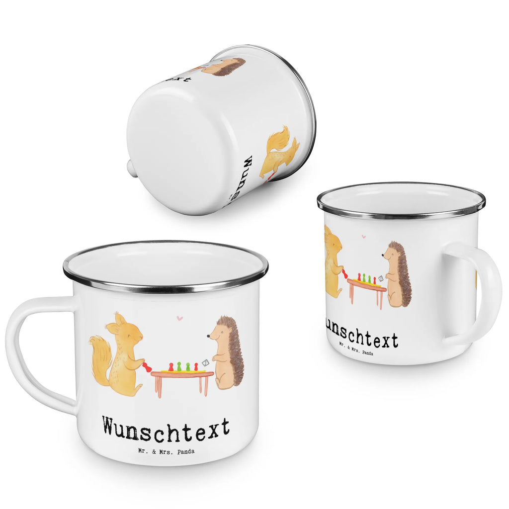 Spersonalizowany kubek emaliowany wiewiórka Gry planszowe Prezent, Sport, Dyscyplina sportowa, Hobby, Darować, Dziękuję, Dzięki, Wyróżnienie, Wygrana, Sportowiec