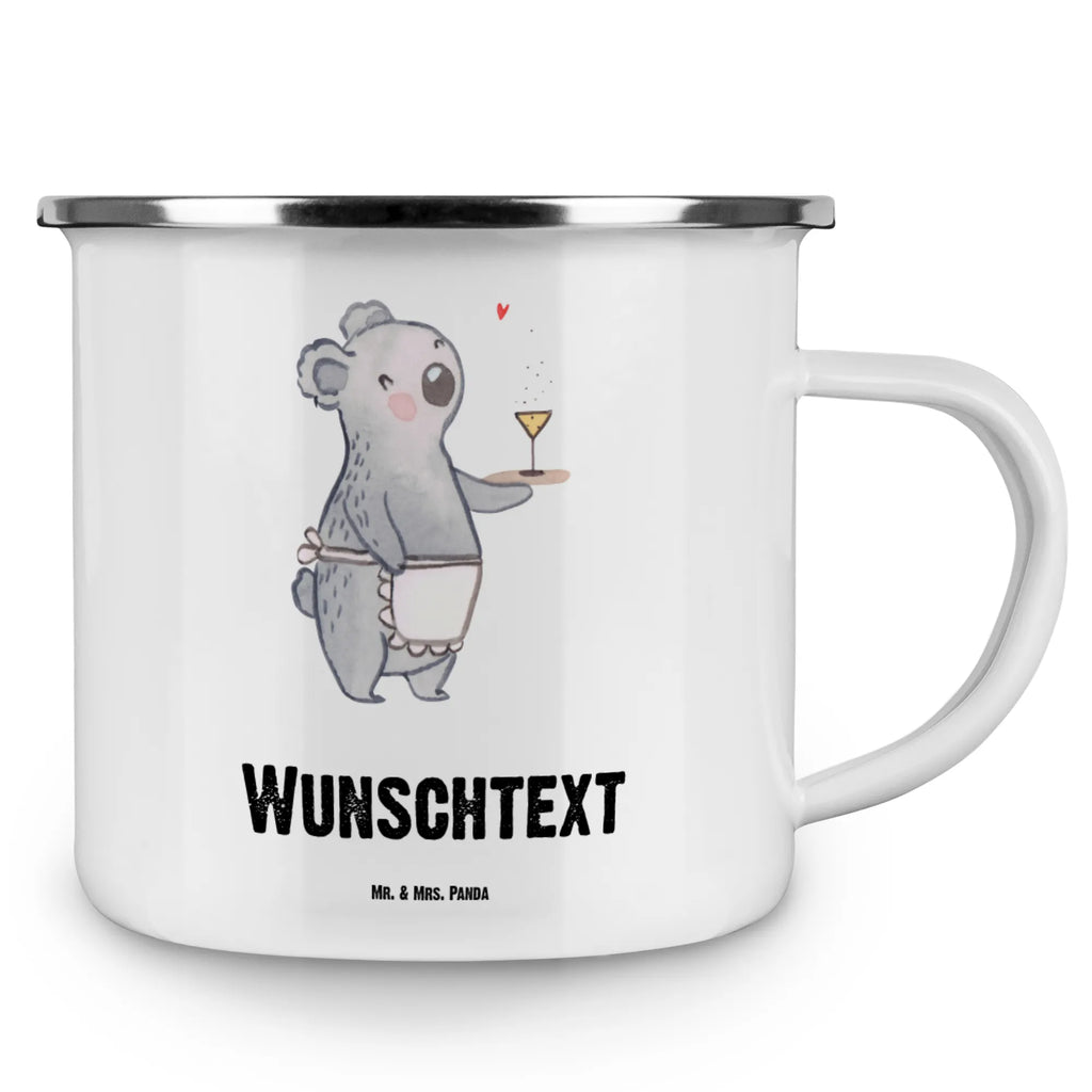 Personalisierte Emaille Tasse Kellnerin mit Herz tasse bedrucken, Campingtasse personalisiert, tasse mit namen, personalisierte tasse, Campingtasse bedrucken, Namenstasse, Emaille Tasse mit Namen, Emaille Tasse personalisiert, tassen bedrucken, personalisierte tassen, Campinggeschirr personalsisert, tasse selbst gestalten, Beruf, Ausbildung, Jubiläum, Abschied, Rente, Kollege, Kollegin, Geschenk, Schenken, Arbeitskollege, Mitarbeiter, Firma, Danke, Dankeschön, Kellnerin, Servicekraft, Restaurant