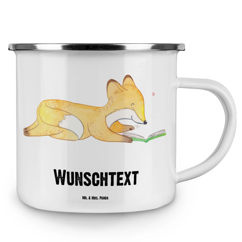 Personalisierte Emaille Tasse Fuchs Lesen tasse bedrucken, Emaille Tasse personalisiert, personalisierte tassen, Campingtasse personalisiert, tassen bedrucken, Campinggeschirr personalsisert, personalisierte tasse, Campingtasse bedrucken, tasse selbst gestalten, Namenstasse, Emaille Tasse mit Namen, tasse mit namen, Geschenk, Sport, Sportart, Hobby, Schenken, Danke, Dankeschön, Auszeichnung, Gewinn, Sportler, Bücherwurm, lesen, Bücher lesen
