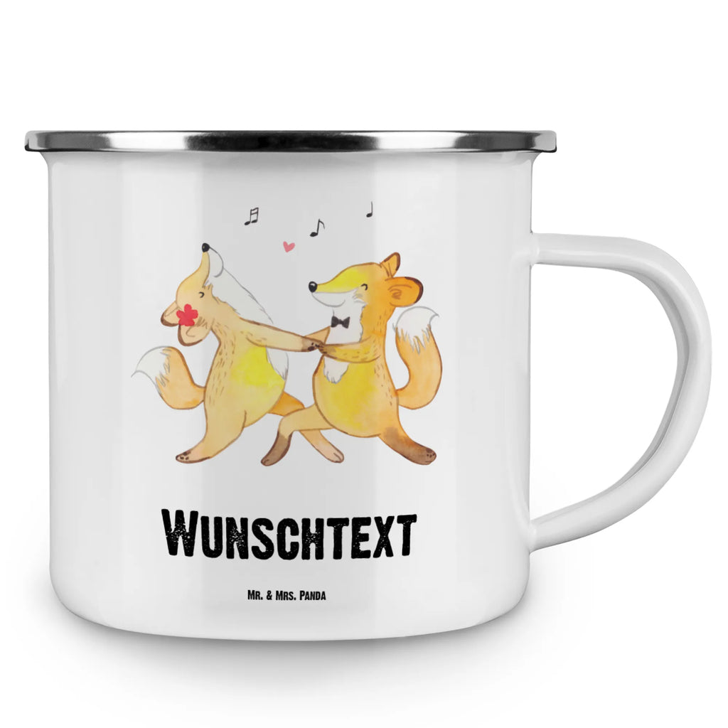 Personalisierte Emaille Tasse Füchse Salsa tanzen Emaille Tasse personalisiert, personalisierte tasse, tasse selbst gestalten, tasse bedrucken, Campinggeschirr personalsisert, tasse mit namen, personalisierte tassen, Namenstasse, Campingtasse bedrucken, tassen bedrucken, Campingtasse personalisiert, Emaille Tasse mit Namen, Geschenk, Sport, Sportart, Hobby, Schenken, Danke, Dankeschön, Auszeichnung, Gewinn, Sportler, Tanzen, Tanzschule, Tanzkurs, Salsa tanzen