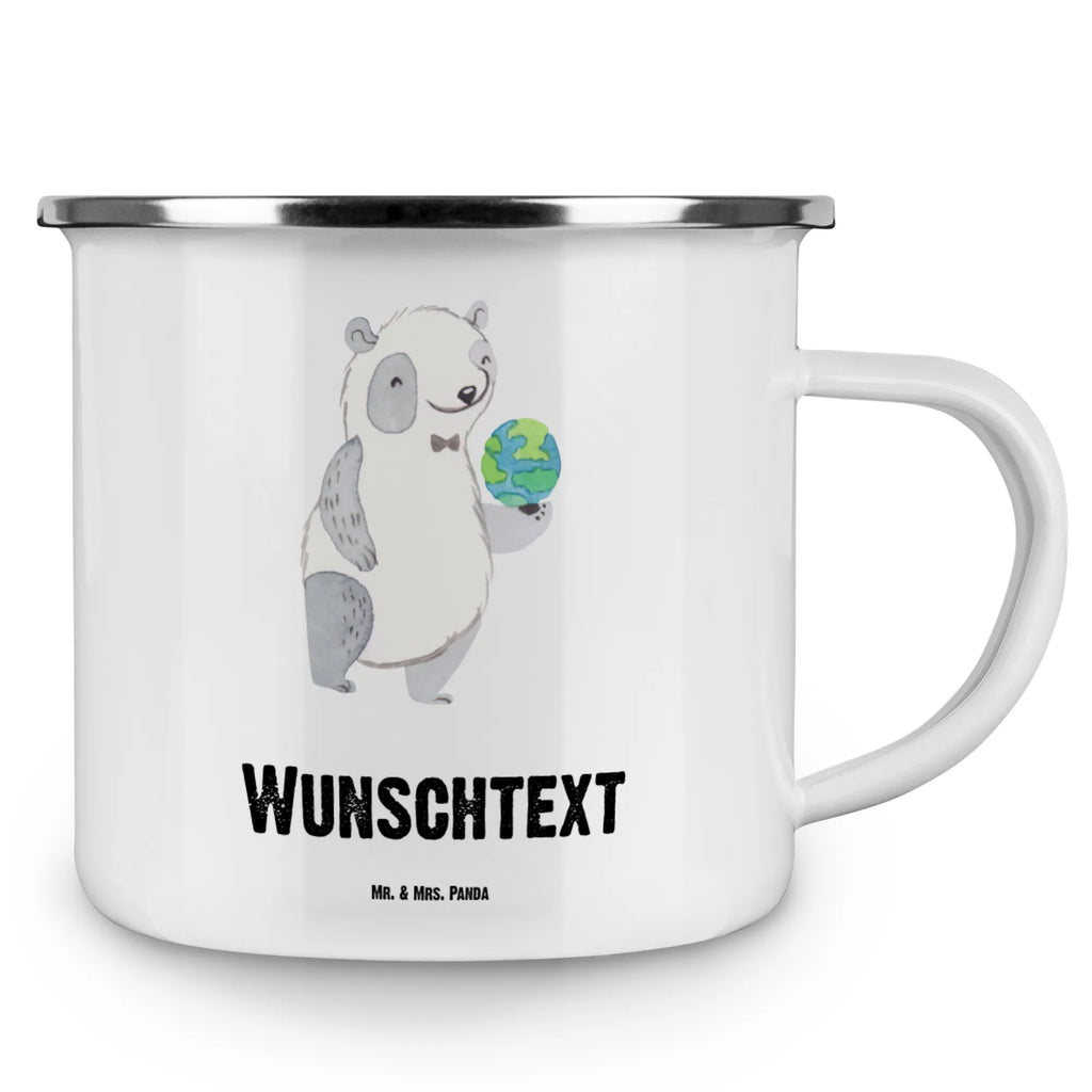 Spersonalizowany kubek emaliowany Agent turystyczny serce Zawód, Wykształcenie, Jubileusz, Pożegnanie, Emerytura, Kolega, Koleżanka, Prezent, Dawać, Pracownik, Współpracownik, Firma, Dziękuję, Dziękuję bardzo