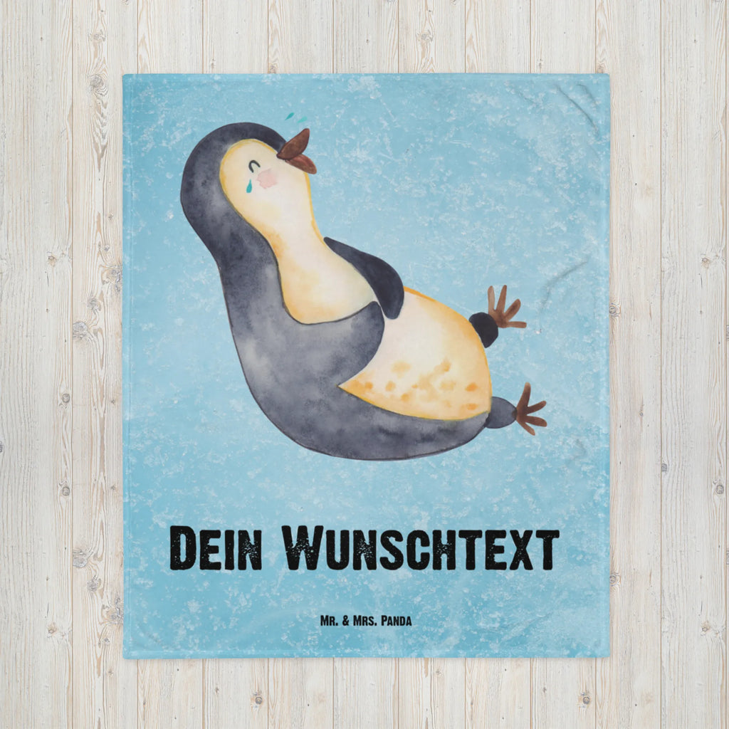 Kocyk dla niemowląt z imieniem pingwin Śmiech Pinguin