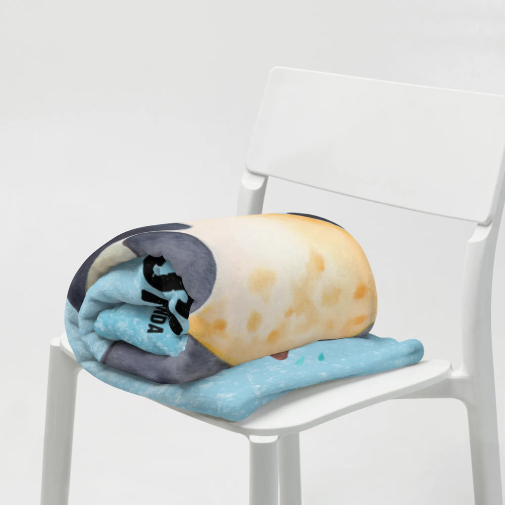 Kocyk dla niemowląt z imieniem pingwin Śmiech Pinguin