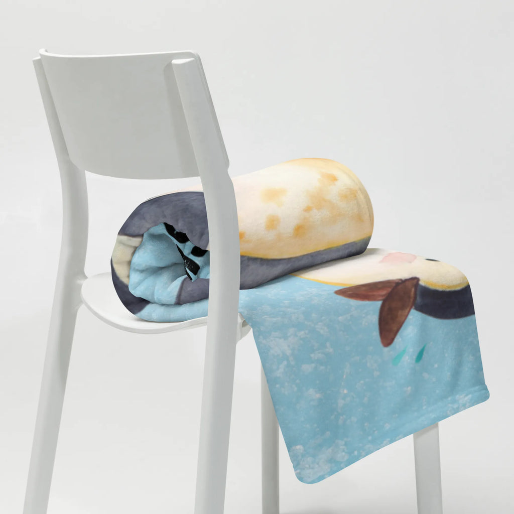 Kocyk dla niemowląt z imieniem pingwin Śmiech Pinguin