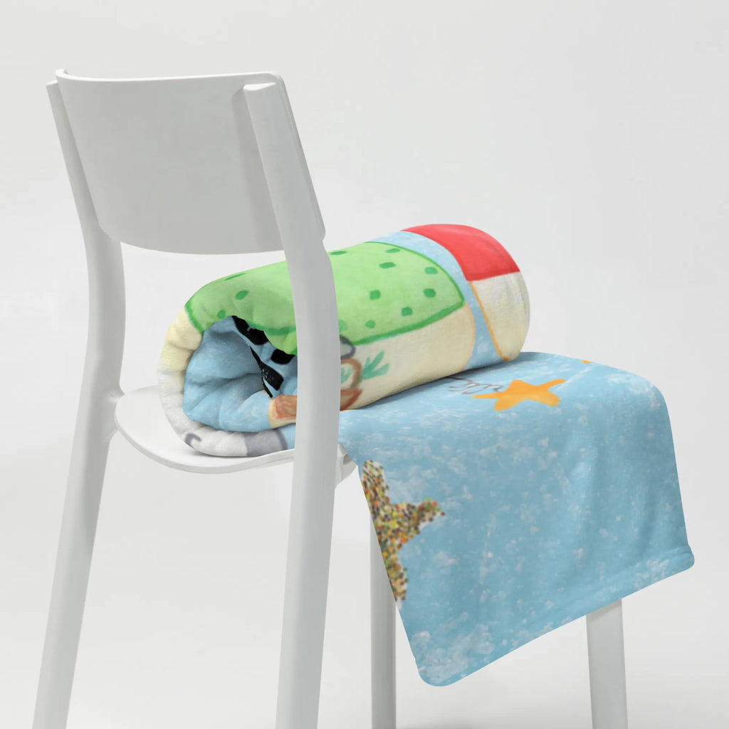 Baby blanket with name wintertime Holy Three Kings Winter, Christmas, Christmas time, snow, Epiphany, Christmas days, Santa Claus, Christmas present, Christmas Eve