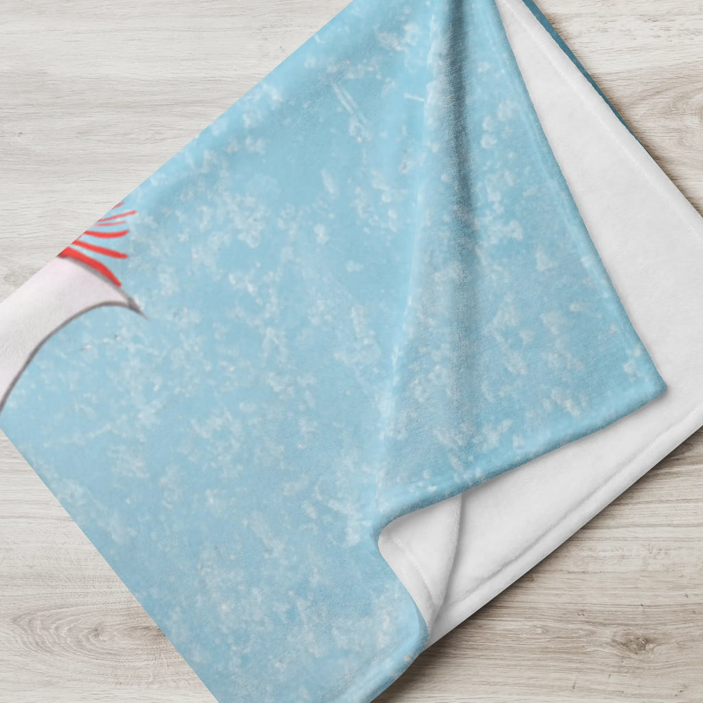 Baby blanket with name Fox skates Winter, Christmas, Christmas time, snow, christmas present, christmas days, winter, christmas time, santa claus, christmas, christmas eve, fir tree, christmas tree