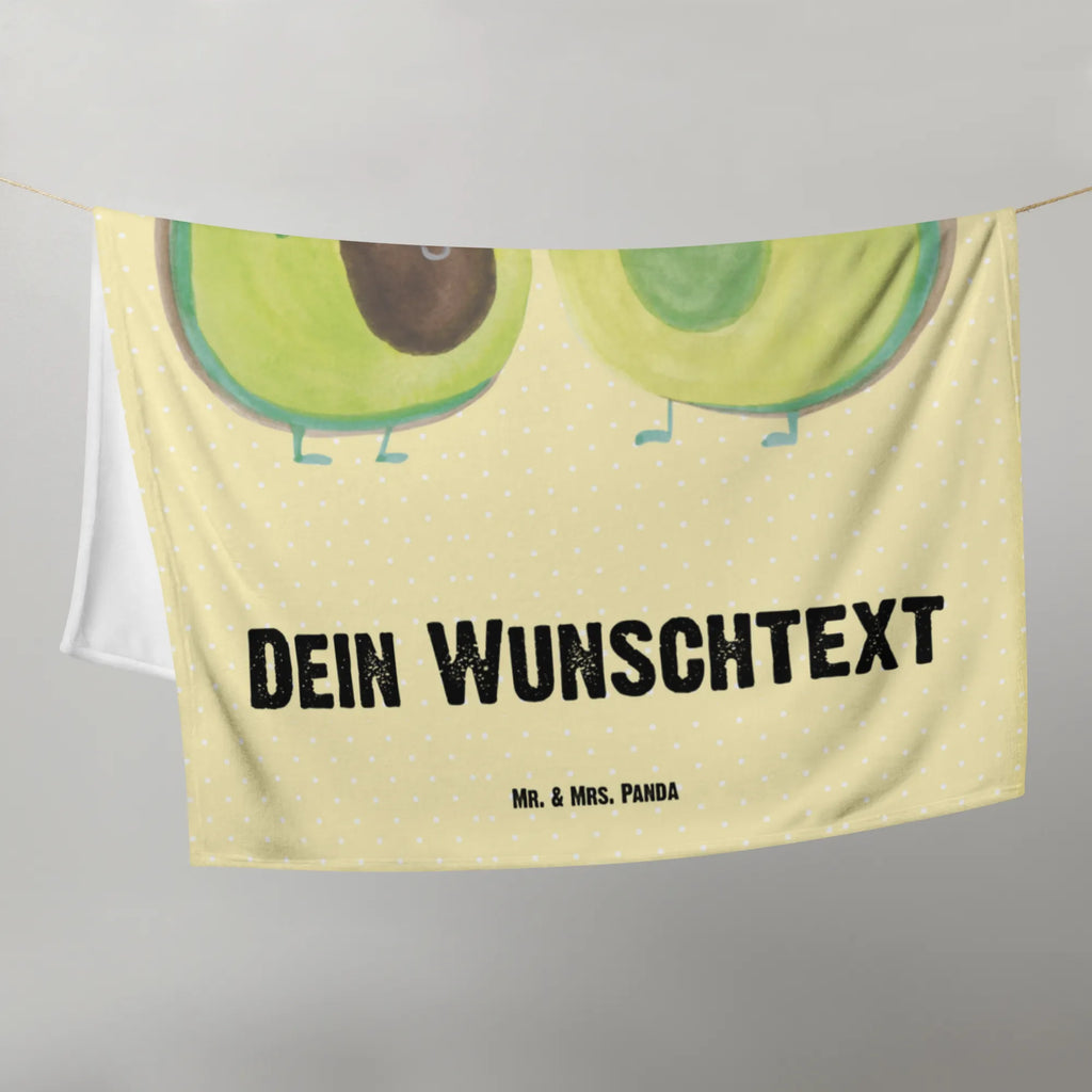 Kocyk dla niemowląt z imieniem Awokado para Awokado, Warzywa, Wegan, Zdrowy