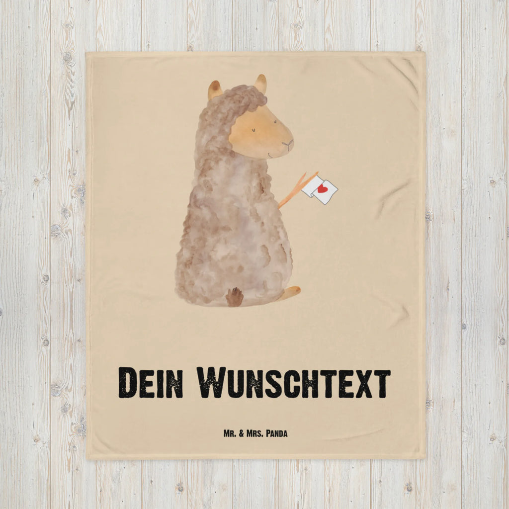 Kocyk dla niemowląt z imieniem alpaka flaga Alpaka, Lama