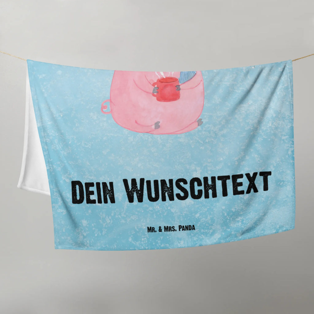 Baby blanket with name Pig Mulled wine Winter, Christmas, Christmas time, snow, mulled pig, punch, mulled wine, Christmas market