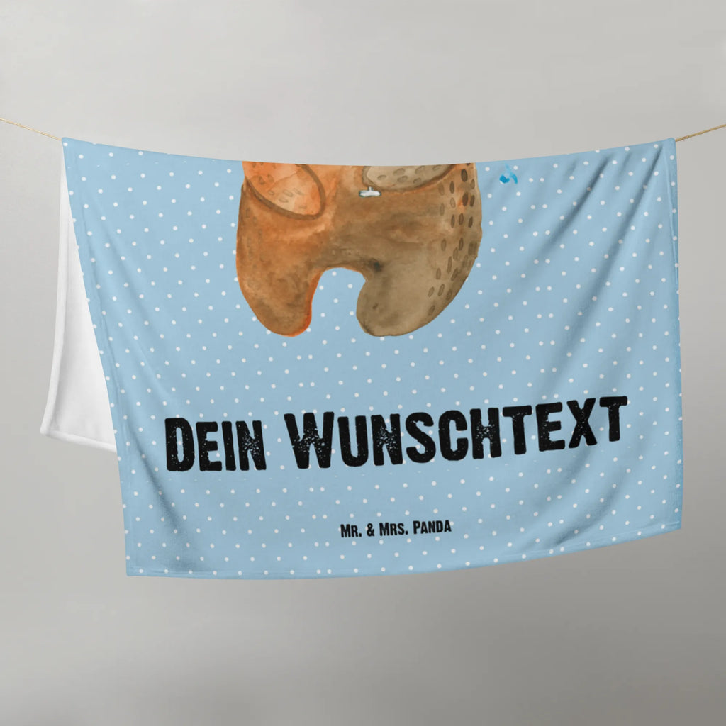 Kocyk dla niemowląt z imieniem Niedźwiedź Impreza Niedźwiedź, Miś, Pluszowy miś