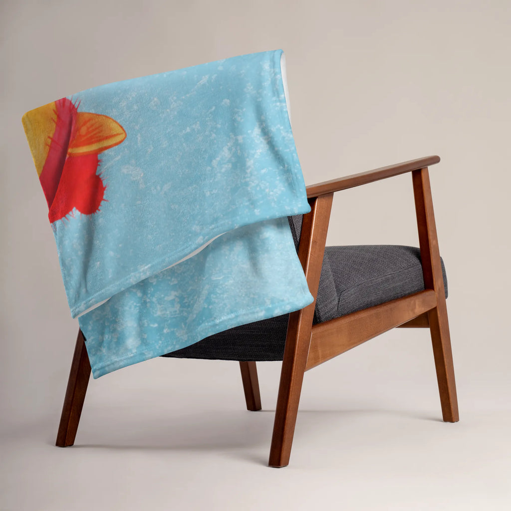 Kocyk dla niemowląt z imieniem lis Śpiewak Zima, Boże Narodzenie, dekoracje świąteczne, Mikołaj, Adwent, Wigilia, zimowy motyw