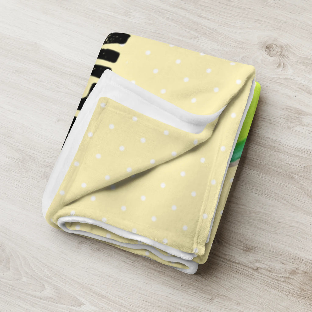 Baby blanket with name avocado Dance avocado, vegetables