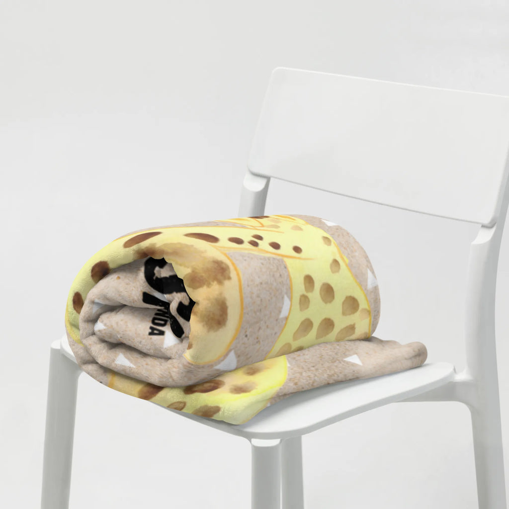 Baby blanket with name giraffe child Africa, daughter, son, favourite person, mother, mum, child, giraffe