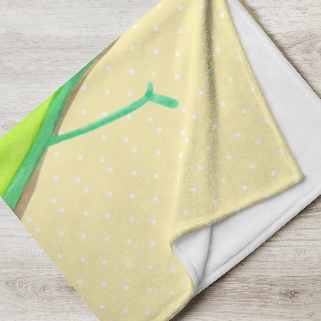 Kocyk dla niemowląt z imieniem Awokado Szczęśliwy Awokado, Warzywa, Wegan, Zdrowy