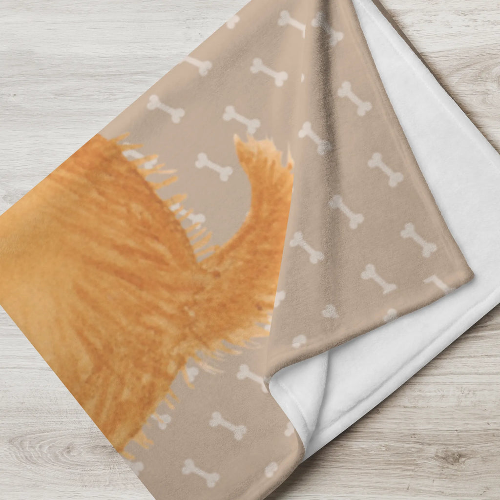 Kocyk dla niemowląt z imieniem pies puszysty Pies, motyw psa, zwierzę domowe, rasa psa, miłośnik zwierząt, właściciel psa, powiedzenia