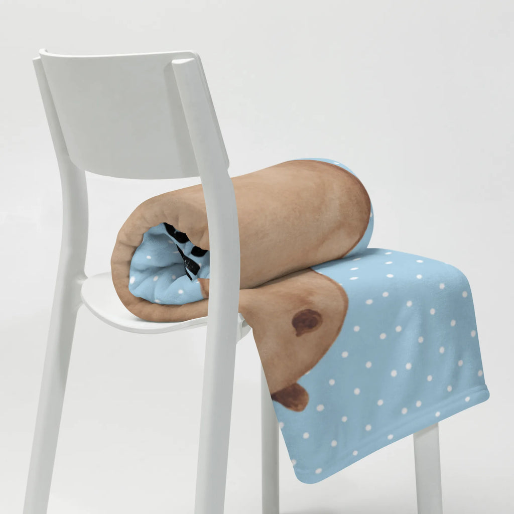 Kocyk dla niemowląt z imieniem niedźwiedź spojrzenie przez ramię Niedźwiedź, Miś, Pluszowy miś