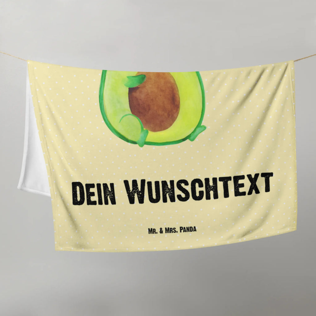 Baby blanket with name avocado Birthday avocado, vegetables