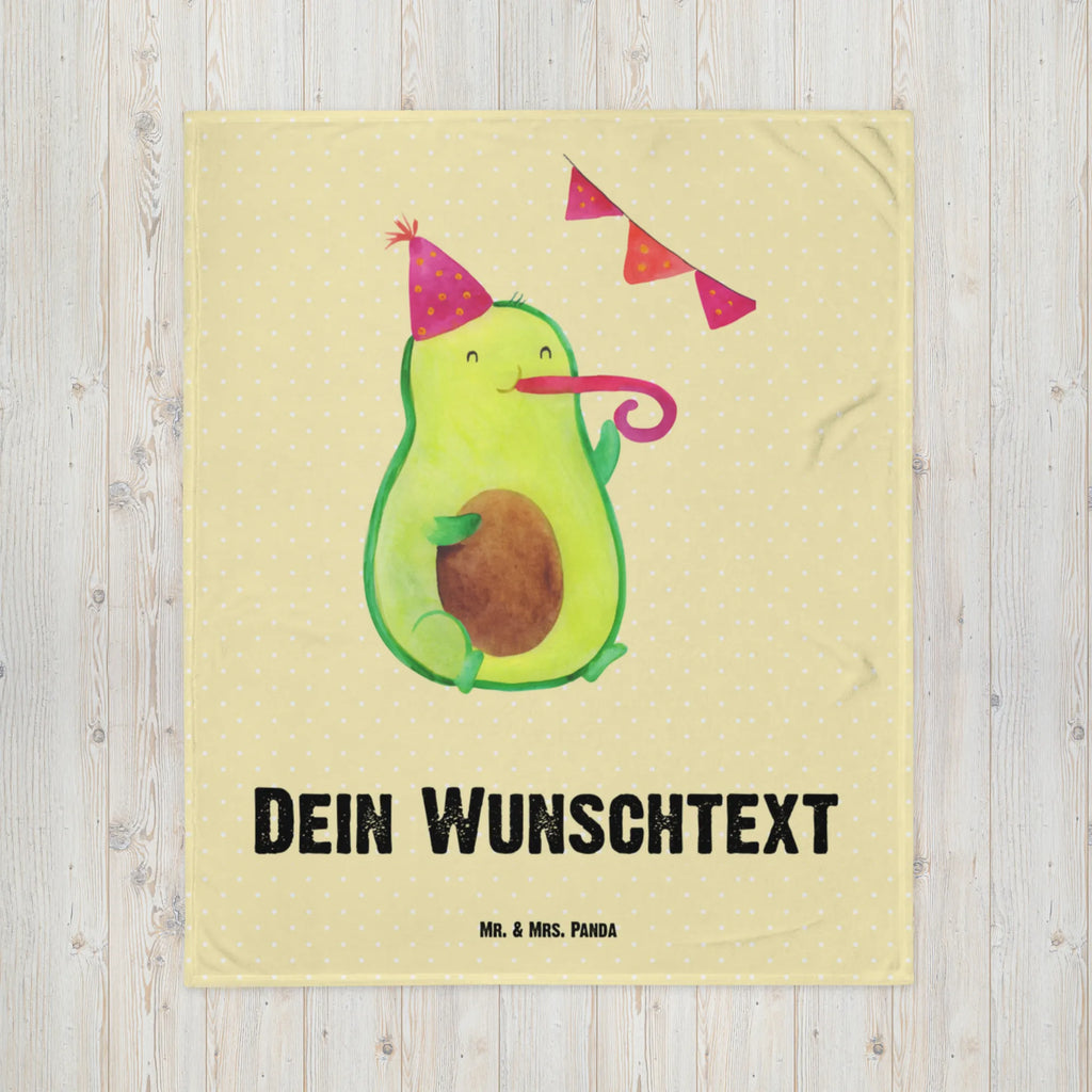 Baby blanket with name avocado party avocado, vegetables, birthday celebration, anniversary, birthday, class celebration, exam, company celebration, graduation, passed, celebration, happy birthday, avocados, party, favorite day, Abi, jubilee, school graduation