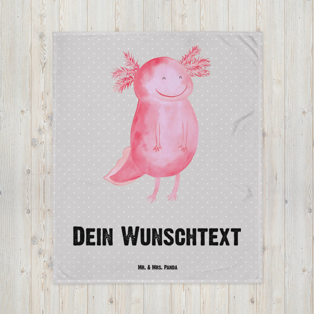 Baby blanket with name axolotl Happy Axolotl, Axelotl, marine animals, Mexican walking fish, salamander, axolot, amphibian, tail, axolotl, good mood, motivation