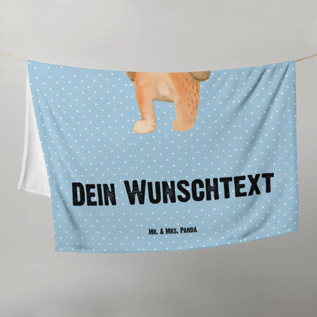 Baby blanket with name bear Birthday bear, teddy, teddy bear, cuddly toy, Happy birthday