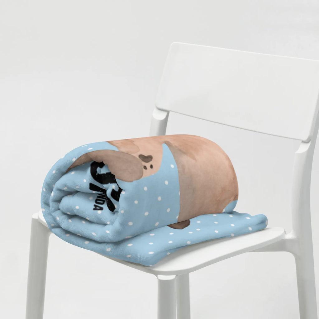 Kocyk dla niemowląt z imieniem Niedźwiedź przyjaciółka Niedźwiedź, Miś, Pluszowy miś