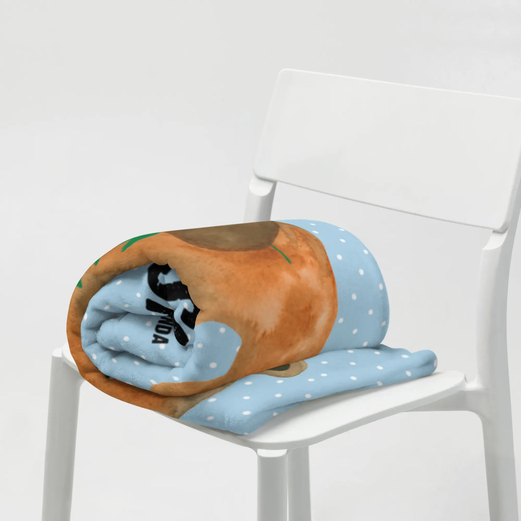 Kocyk dla niemowląt z imieniem niedźwiedź Bierzmowanie Niedźwiedź, Miś, Pluszowy miś