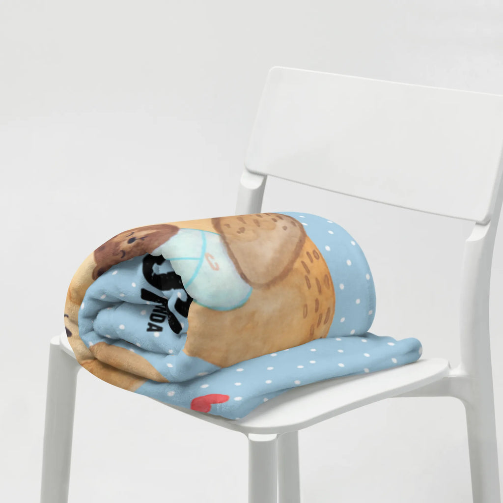 Kocyk dla niemowląt z imieniem Niedźwiedź Niemowlę Niedźwiedź, Miś, Pluszowy miś