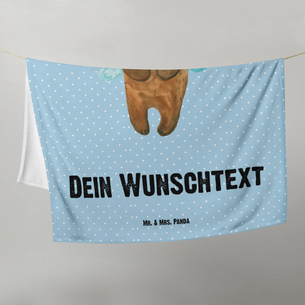 Baby blanket with name bear tooth fairy bear, teddy, teddy bear, cuddly toy, first tooth, milk tooth, Tooth fairy, fairy