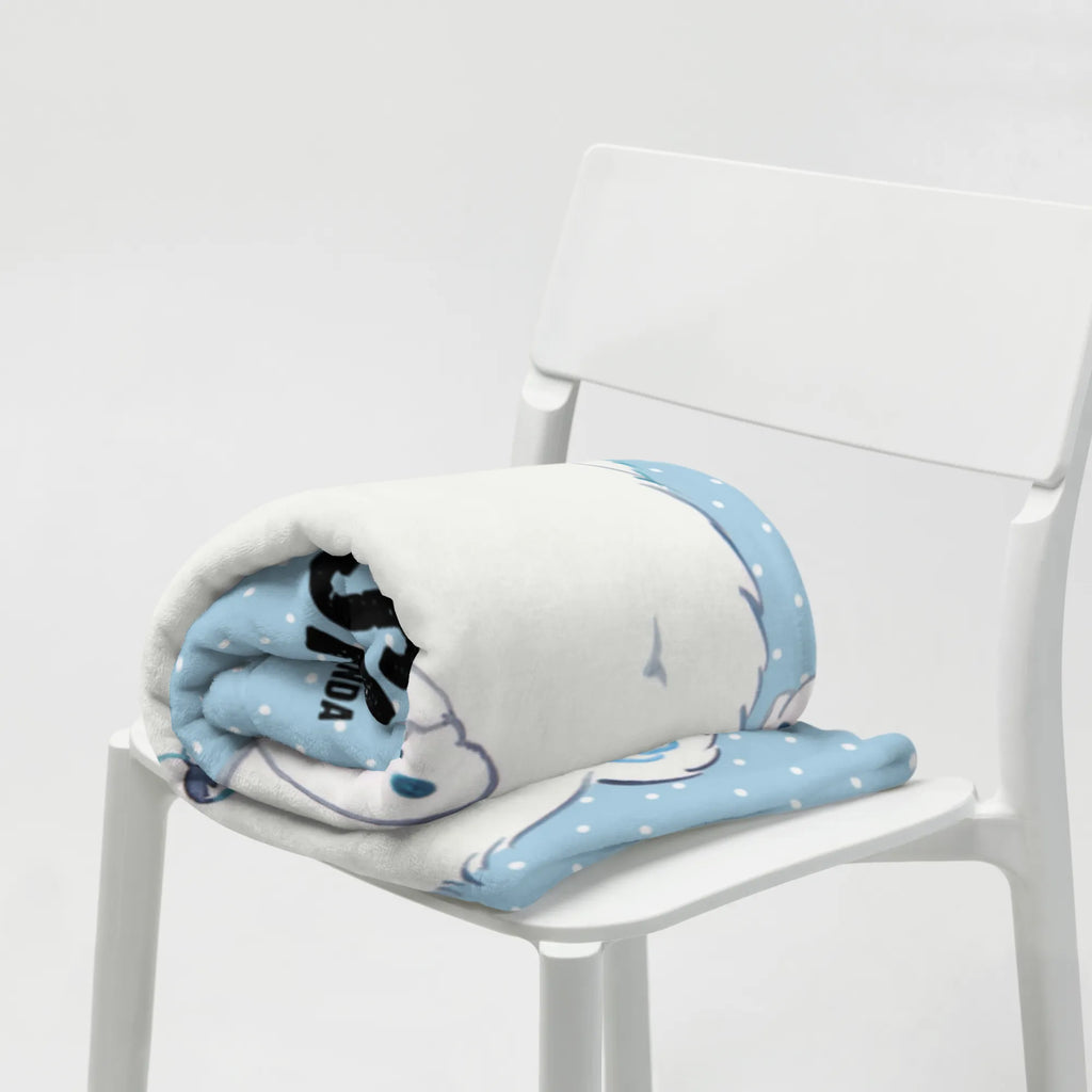 Kocyk dla niemowląt z imieniem Niedźwiedź polarny leniwy Niedźwiedź, Miś, Pluszowy miś