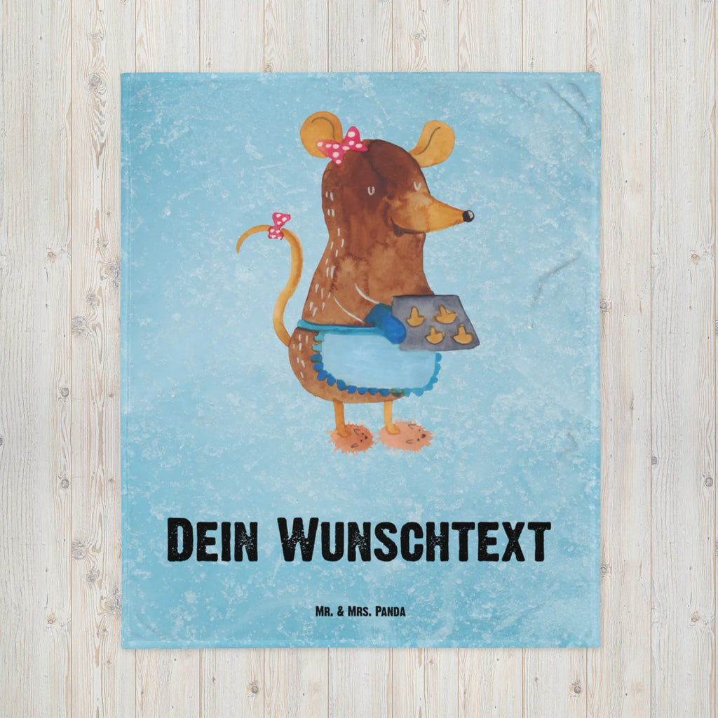 Kocyk dla niemowląt z imieniem Mysz ciastka Zima, Boże Narodzenie, dekoracje świąteczne, Mikołaj, Adwent, Wigilia, zimowy motyw