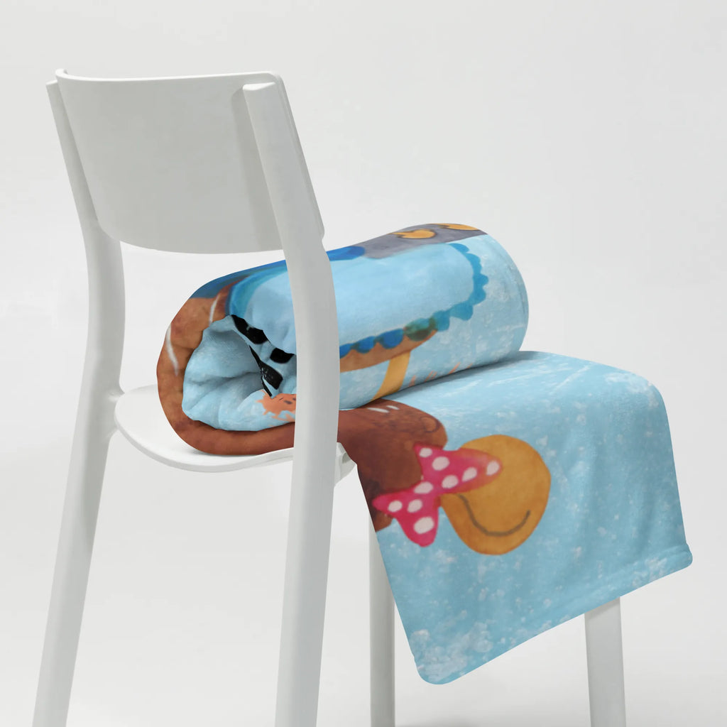 Kocyk dla niemowląt z imieniem Mysz ciastka Zima, Boże Narodzenie, dekoracje świąteczne, Mikołaj, Adwent, Wigilia, zimowy motyw