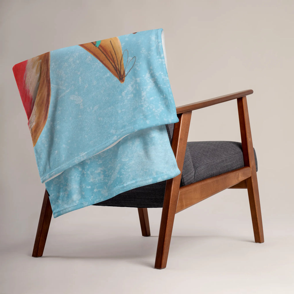 Kocyk dla niemowląt z imieniem rudzik Boże Narodzenie Zima, Boże Narodzenie, dekoracje świąteczne, Mikołaj, Adwent, Wigilia, zimowy motyw