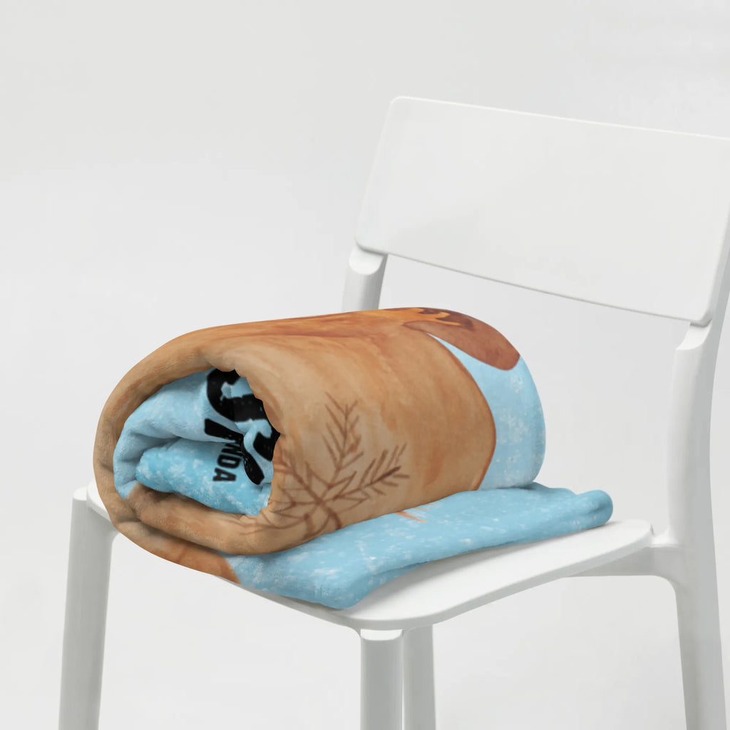 Baby blanket with name Squirrel Christmas Winter, Christmas, Christmas time, snow, Christmas Greeting, Bird, Xmas, Happy New Year, Merry Christmas, New Year, Christmas Theme