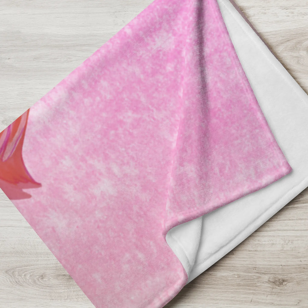 Kocyk dla niemowląt z imieniem Flamingo Klasyczny Flamingo