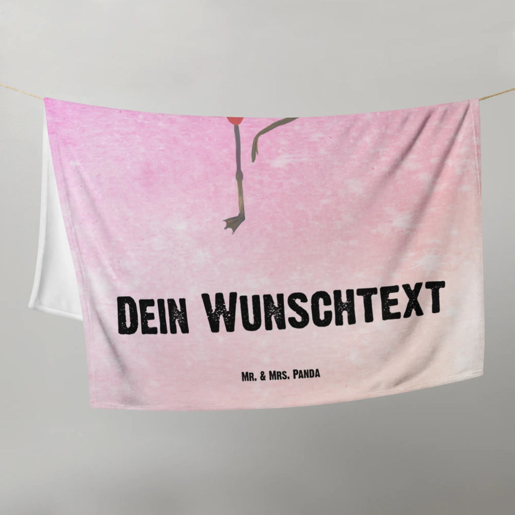 Kocyk dla niemowląt z imieniem Flamingo Klasyczny Flamingo