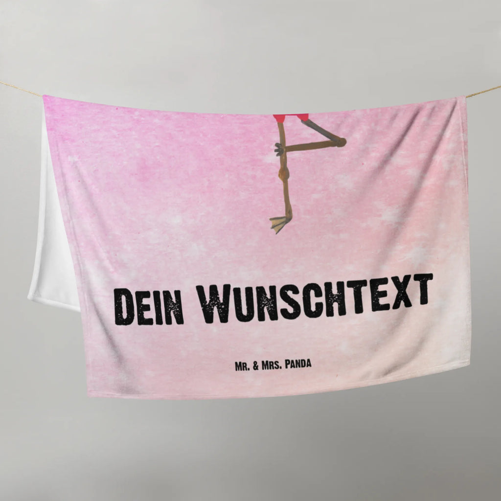 Baby blanket with name flamingo yoga Flamingo, pink, pink bird, bird of paradise, red, flamingo decoration, gift pink, gifts, gift idea, children, adults, girls, flamingo fans, summer, vacation, sea, unusual gifts in pink, pink gifts, girls gifts, small gifts, Caribbean feeling, funny sayings, yoga, namaste, mindfulness, anger, yoga exercise, deep relaxation, agitation, relaxation, bird