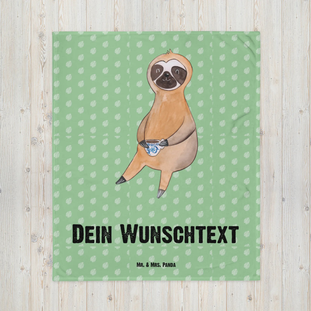 Baby blanket with name sloth Coffee Sloth, sloth, trend animal, coffee, connoisseur, first coffee, lazy, early riser, favourite animal, coffee cup, morning grumbler