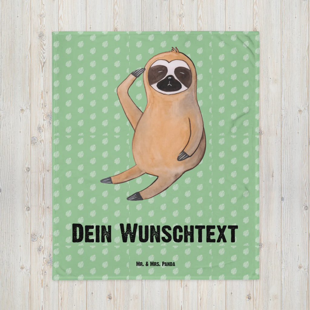 Baby blanket with name sloth Bird Sloth, sloth, trend animal, lazy, early riser, favourite animal, early bird, morning grumbler, the early bird